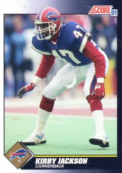 Kirby Jackson Buffalo Bills 1991 Score NFL Rookie Card #533